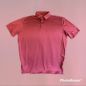 George rusty burgundy polo shirt size M
